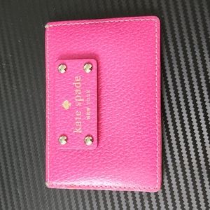 Kate Spade Hot Pink Card Holder